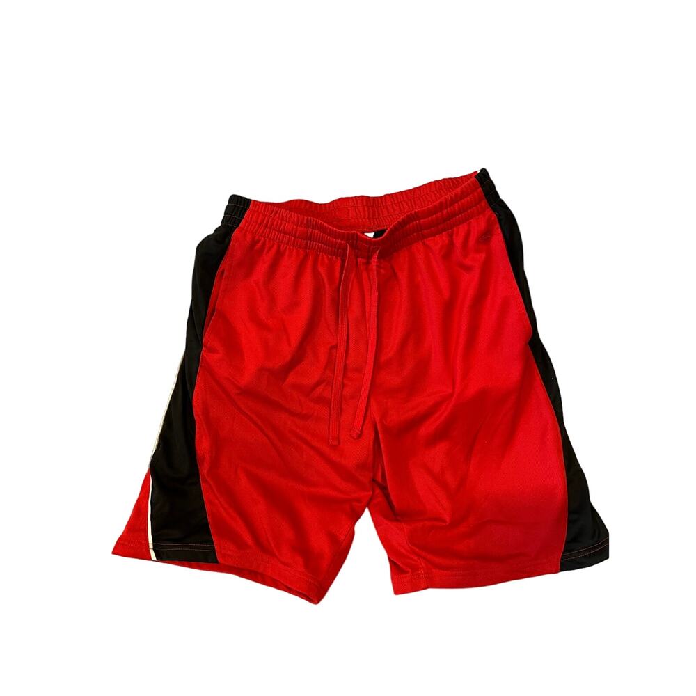 Colosseum Red Black Basketball Shorts Mens L